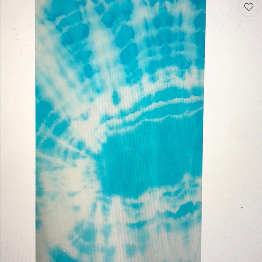 Blu Moon tye dye hydra entre aguas blue green rainbow wash dress skirt S M - Picture 6 of 8